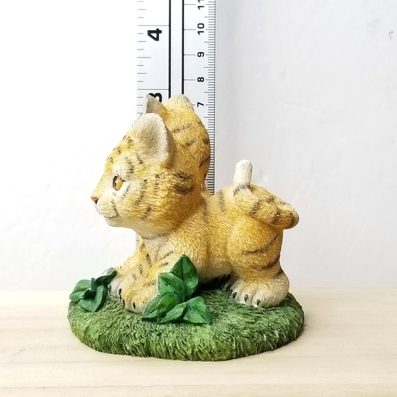 Vintage 1996 Endangered Young 'Uns "Timid Tigers" Figurine Sculpture by Hamilton - Picture 5 of 7